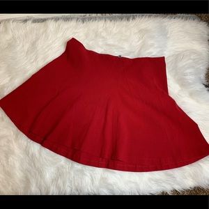 Red Skater Skirt